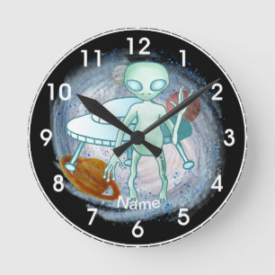 Alien Invader Clock