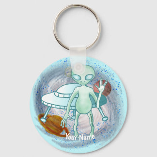 Alien Invader keychain