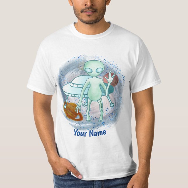 Alien Invader  T-Shirt (Front)