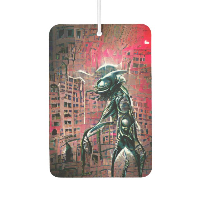 Alien Invasion Air Freshener (Front)