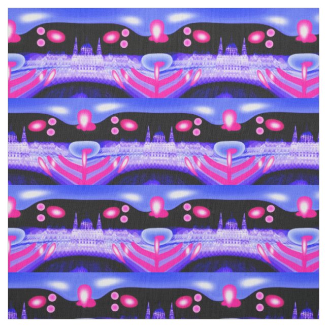 Alien invasion fabric (Swatch)
