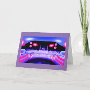 Alien invasion holiday card