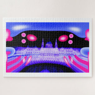 Alien invasion jigsaw puzzle