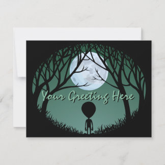 Alien Invitations Personalized Cute Alien Art RSVP