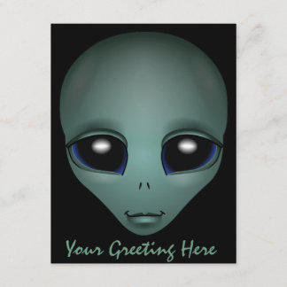 Alien Invitations Personalized Cute Alien Art RSVP
