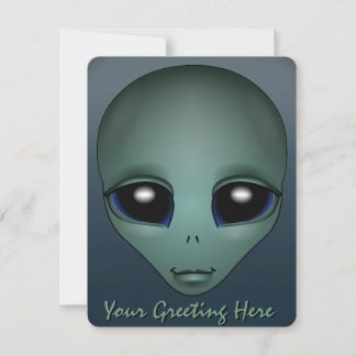 Alien Invitations Personalized Cute Alien Art RSVP