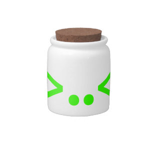 ALIEN Japanese Emoticon Candy Jar