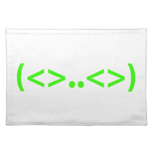 ALIEN Japanese Emoticon Placemat