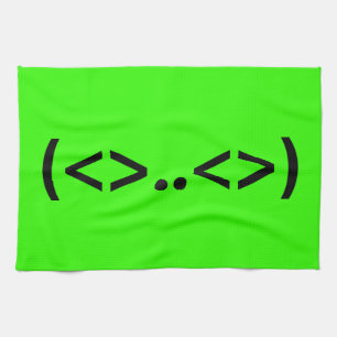 ALIEN Japanese Emoticon Towel