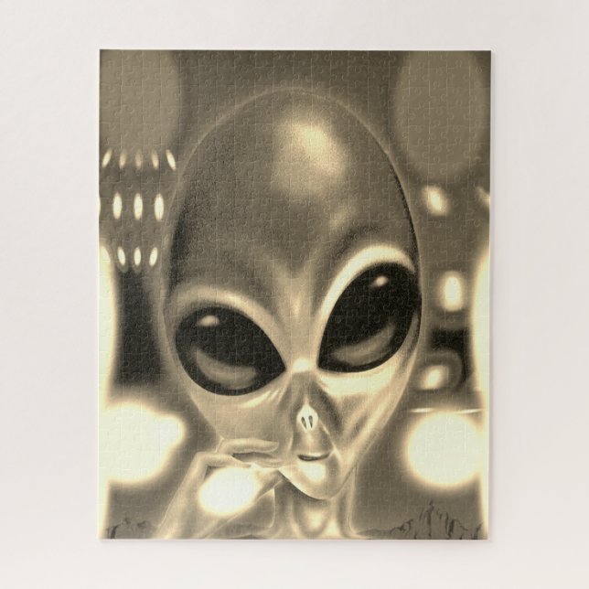 Alien Jigsaw Puzzle (Vertical)