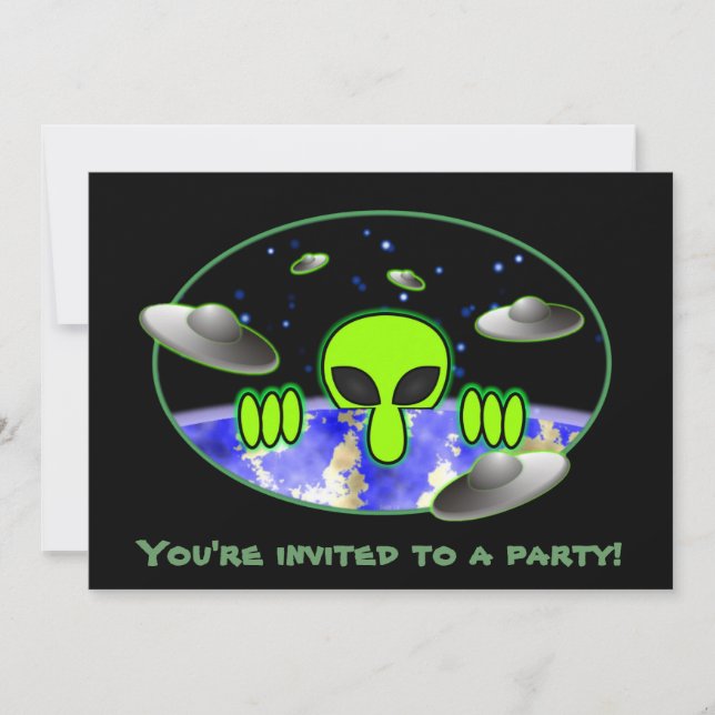 Alien Kilroy Invitations (Front)