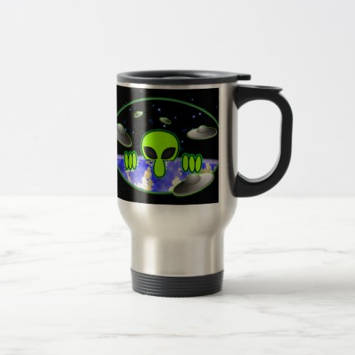 Alien Kilroy Travel Mug