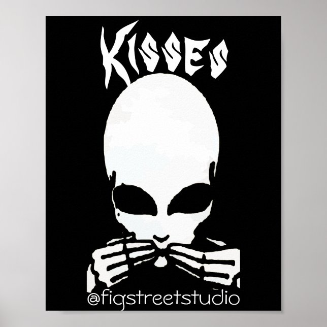 Alien, Kisses  edit text, Poster (Front)