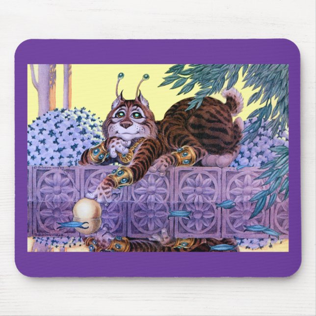 Alien Kitty Mousepad (Front)