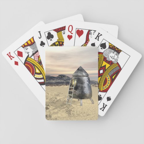 Alien Lander Poker Cards