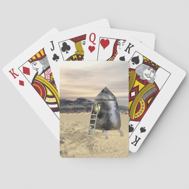 Alien Lander Poker Cards (Back)