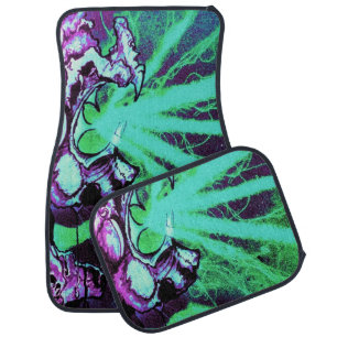 Alien Laser Eyes Art by Travis L Lagasse Flowstone Car Floor Mat