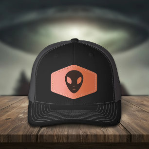 Alien Leather Patch Hat