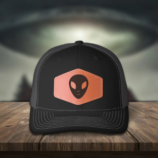 Alien Leather Patch Hat