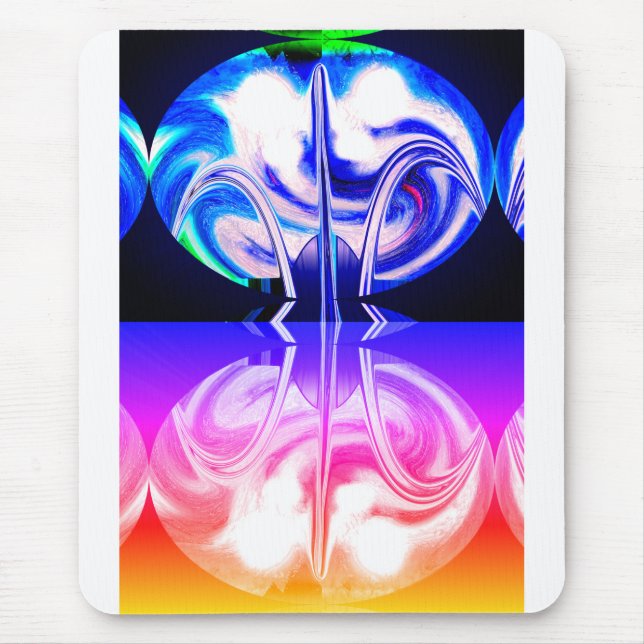 Alien life art mouse pad (Front)