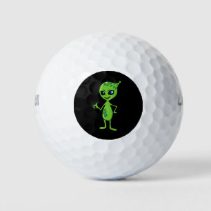 ALIEN "LITTLE GREEN MAN" GOLF BALL