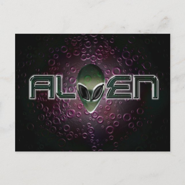 Alien logo Postcard (Front)
