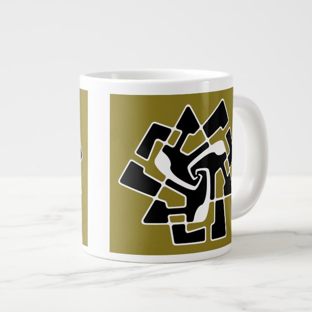 Alien Logo Tri-Arrow Giant Coffee Mug (Front Right)