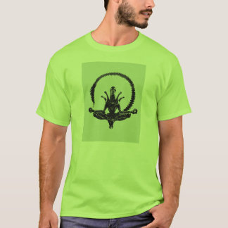 Alien Lotus Position - Find your center and burst T-Shirt