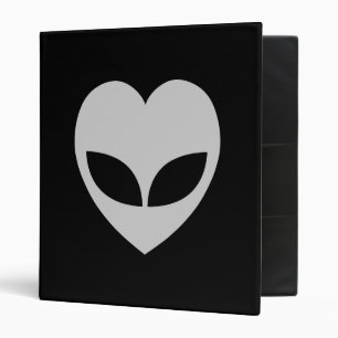 Alien Love Heart Binder