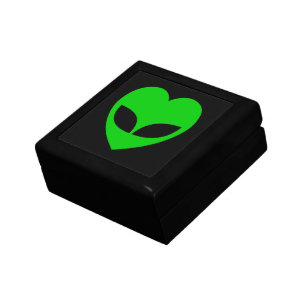 Alien Love Heart Jewelry Box