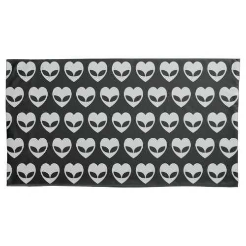 Alien Love Heart Pillow Case