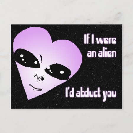 Alien Love Postcard