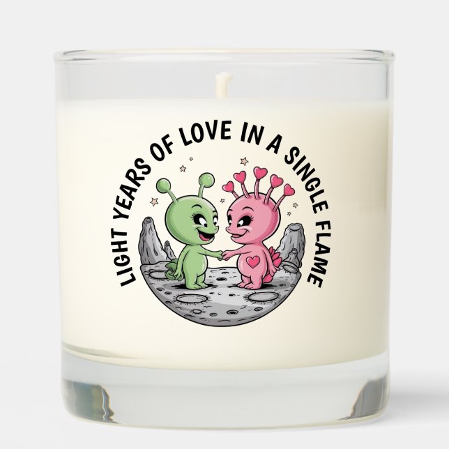 Alien Love Scented Candle (Front)