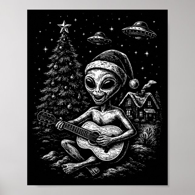 Alien Loves Christmas  Poster (Front)