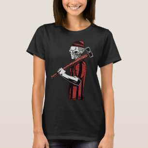 Alien Lumberjack Woodworking Carpenter T-Shirt