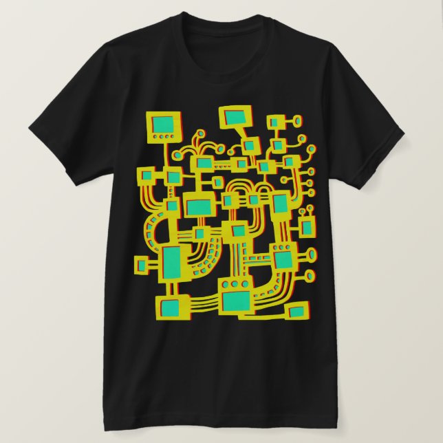 Alien Machine - Color T-Shirt (Design Front)