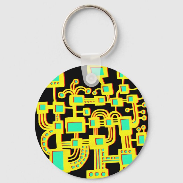 Alien Machine Keychain (Front)