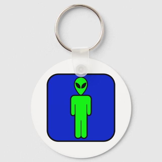 Alien Man Keychain (Front)