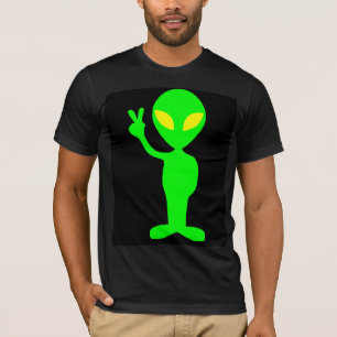 ALIEN MARTIAN GREEN MAN T-SHIRTS TEES