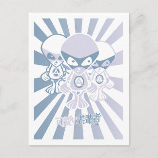 Alien Mascot Postcard