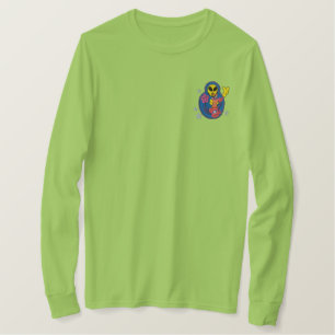 Alien Matryoshka Embroidery Patch T-Shirt