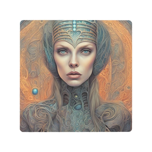 Alien Metal Print (Front)