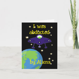 alien missed birthday card