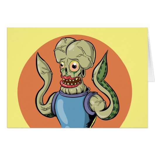 Alien Monster Cards (Front Horizontal)