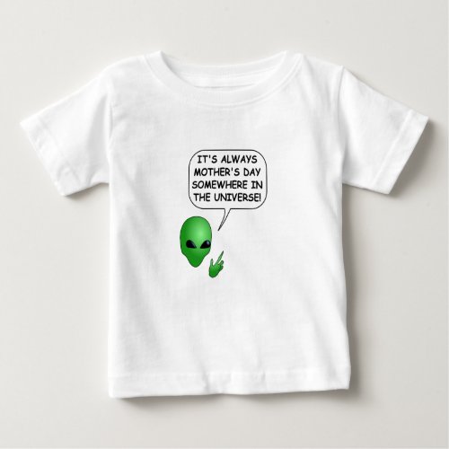 Alien Mothers Day Baby T_Shirt