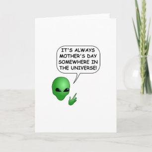 Alien Mother's Day Card