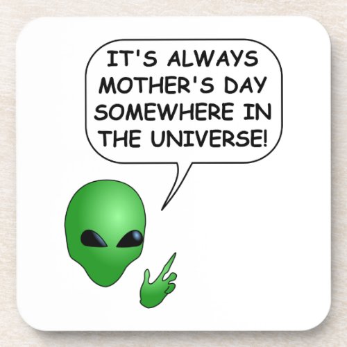 Alien Mothers Day Coaster