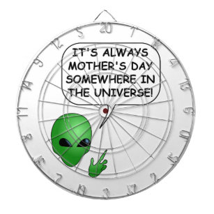 Alien Mother's Day Dartboard