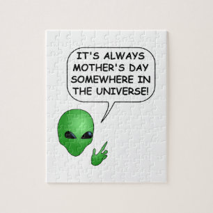 Alien Mother's Day Jigsaw Puzzle