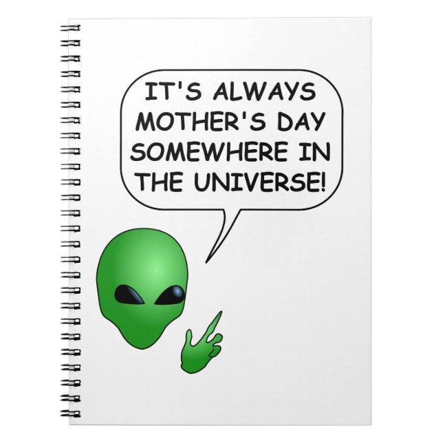 Alien Mother's Day Notebook (Front)